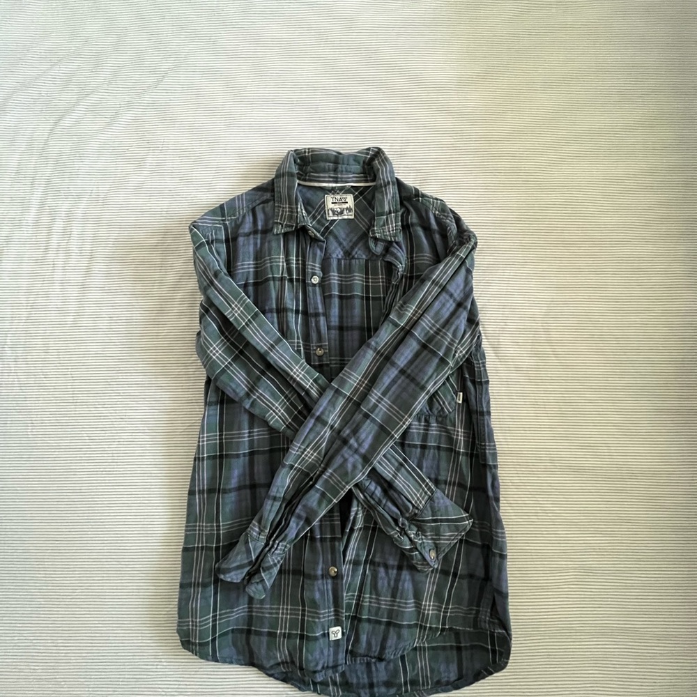 TNA Plaid Button Up